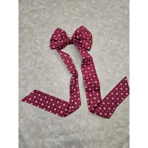 Longaberger Traditional Red Fabric Bow Accessory